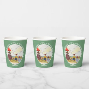 Jack and Jill Mother Goose Birthday Party Items  Paper Cups