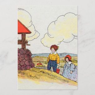 Jack and Jill went up the hill Invitation