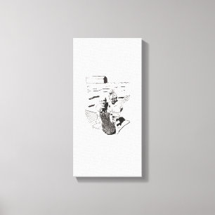 Jack and Mark First Fish Canvas Print