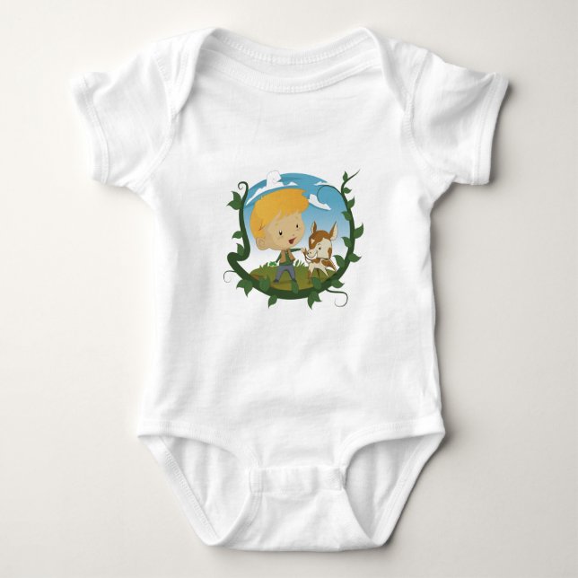 Jack and the Beanstalk Baby Bodysuit (Front)