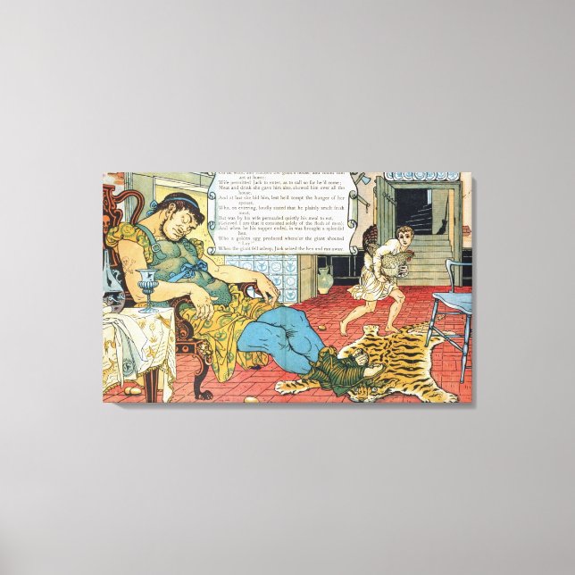 Jack and the Beanstalk Canvas Print (Front)