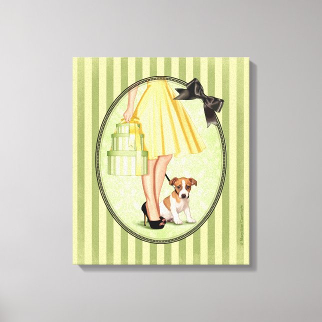 Jack and the boxes canvas print (Front)