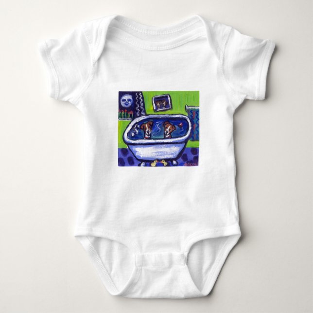 jack bath baby bodysuit (Front)