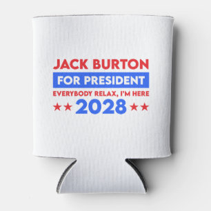 Jack Burton For President 2028 Can Cooler