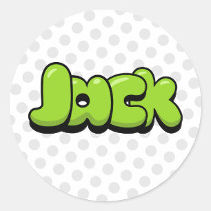 Jack Classic Round Sticker