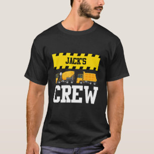 Jack Construction Crew Custom Dumptruck Dump Truck T-Shirt