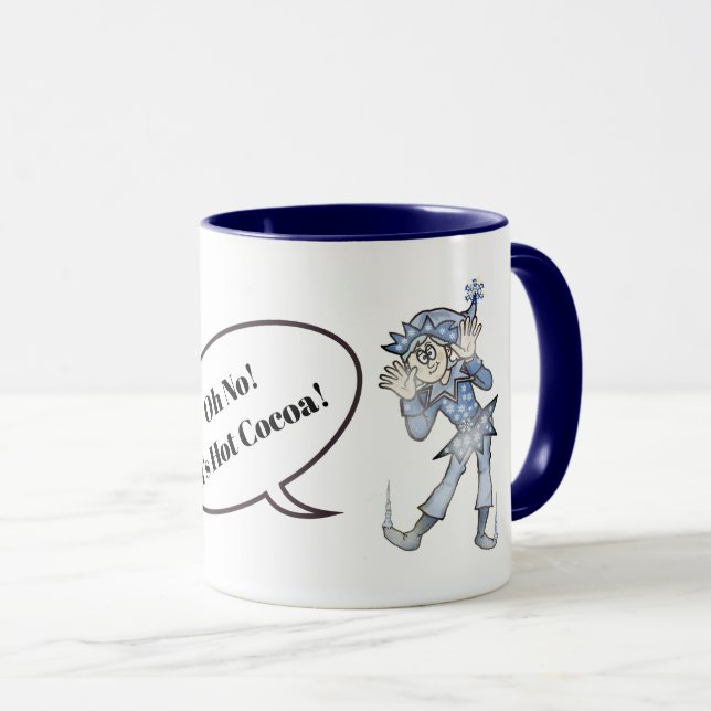 Jack Frost Hot Cocoa Mug (Front Right)