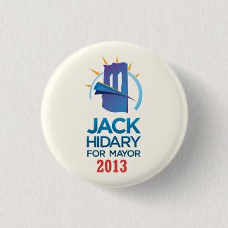 Jack Hidary for Mayor of NYC in 2013 3 Cm Round Badge