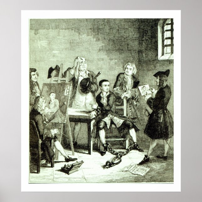 Jack in Newgate Ward having portraits taken by Sir Poster (Front)