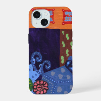 jack in the box flower iPhone 15 case