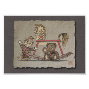 Jack in the Box, Horse & Bear Photo Print