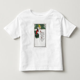 Jack-in-the-Box Sending Christmas Wishes Toddler T-Shirt