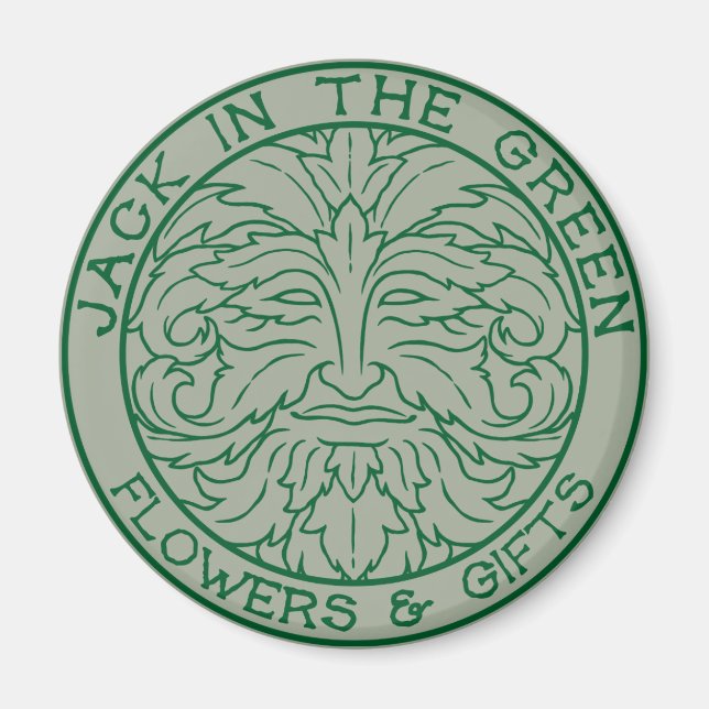 Jack in the Green Fridge Magnet (Front)