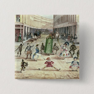 Jack in the Green, May Day Celebrations of the Chi 15 Cm Square Badge