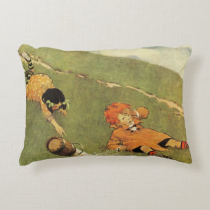 Jack & Jill Fell Down The Hill Nursery Rhyme Decorative Cushion