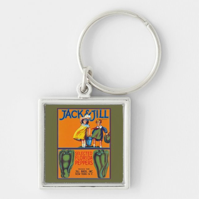 Jack & Jill Florida Peppers Key Ring (Front)