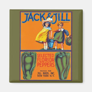 Jack & Jill Florida Peppers Magnet