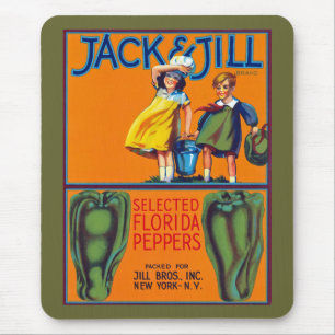 Jack & Jill Florida Peppers Mouse Mat