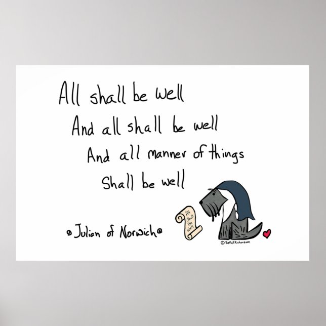 Jack - Julian of Norwich - All Shall Be Well Poster (Front)