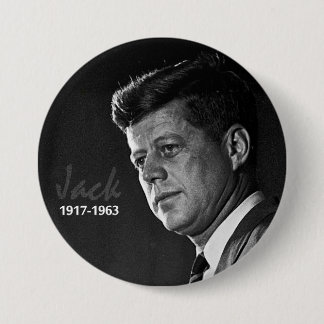 Jack Kennedy 1917-1963 7.5 Cm Round Badge
