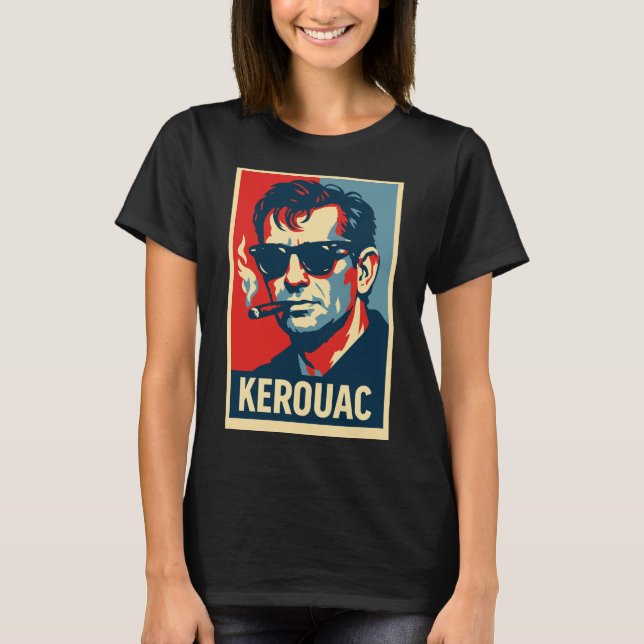 Jack Kerouac Rebel Portrait T-Shirt (Front)
