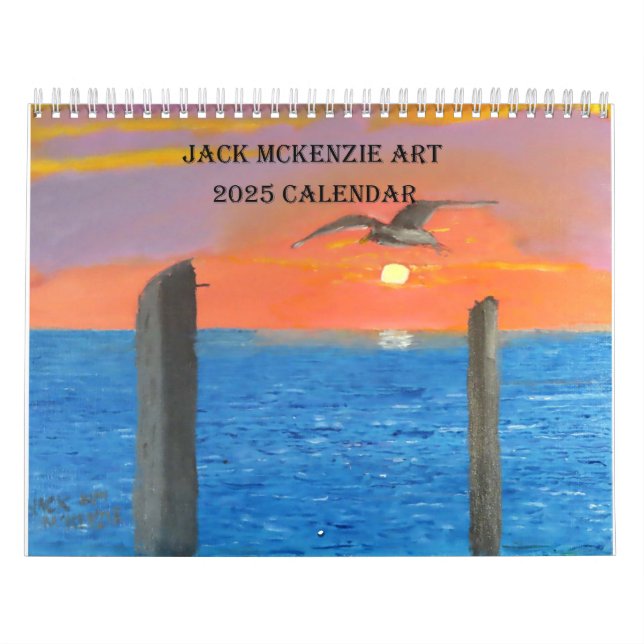Jack Mckenzie Art  2025 Calendar (Cover)