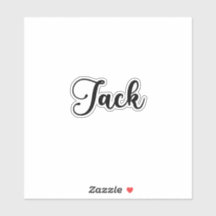 Jack Name - Handwritten Calligraphy