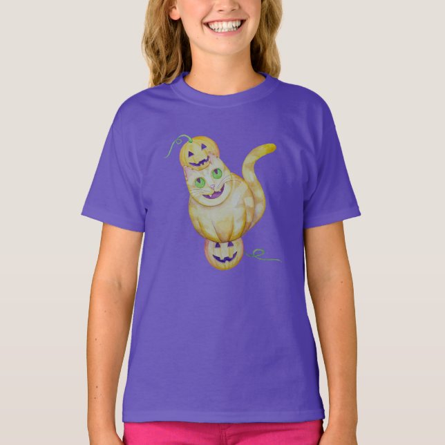 Jack-O-Cat T-Shirt (Front)