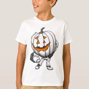 Jack O Lantern Baseball Kid's T-Shirt