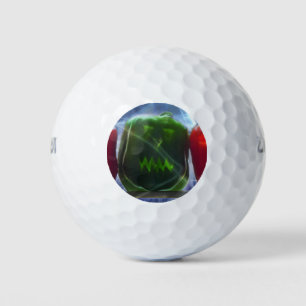 Jack O Lantern Bell Peppers Golf Balls