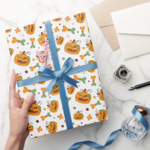 Jack-o-Lantern & Bones Spooky Halloween Wrapping Paper