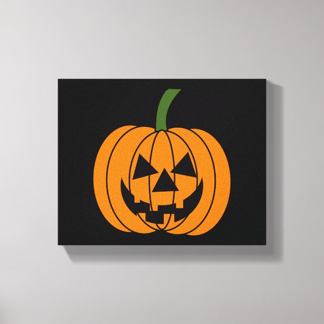 Jack O' Lantern Canvas Print (Front)