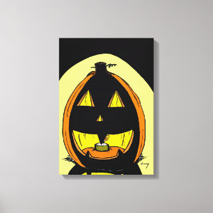 Jack o' Lantern Canvas Print