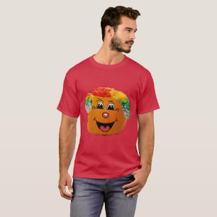 Jack o' Lantern Clown Face, Halloween Pumpkin T-Shirt