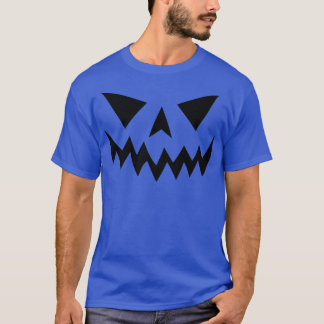 Jack O Lantern Costume Scary Pumpkin Face Hallowee T-Shirt