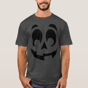 Jack O Lantern Costume Scary Pumpkin Face Hallowee T-Shirt