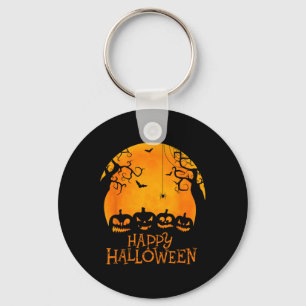 Jack O Lantern Face Happy Halloween Pumpkins Men W Key Ring