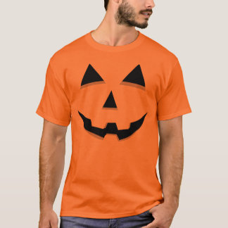 Jack-O-Lantern Face Orange Halloween Costume T-Shirt