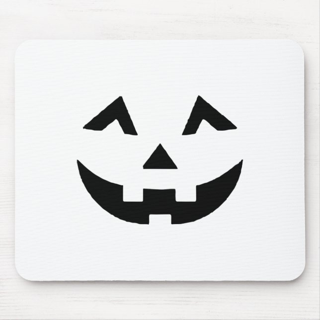 Jack O Lantern Face Pumpkin Eyelashes Hallowen Cos Mouse Mat (Front)