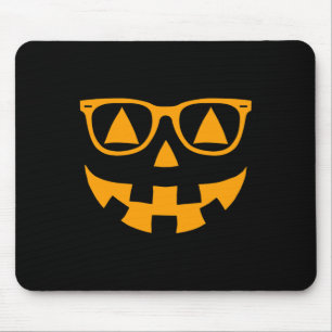 Jack O Lantern Face Sunglasses Glasses Halloween P Mouse Mat