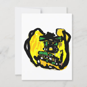 Jack o' lantern Funny Postcard