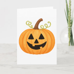 Jack-o’-Lantern Halloween  Card