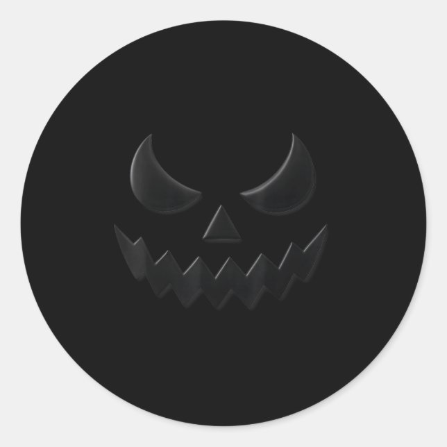 Jack O Lantern Halloween Costume – Soky Y Pumpkin  Classic Round Sticker (Front)