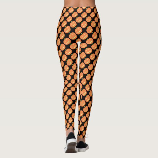 Jack-O-Lantern Halloween Leggings