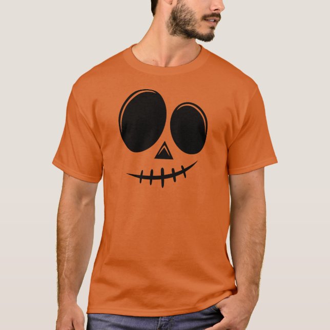 Jack O Lantern Halloween Pumpkin T-Shirt (Front)