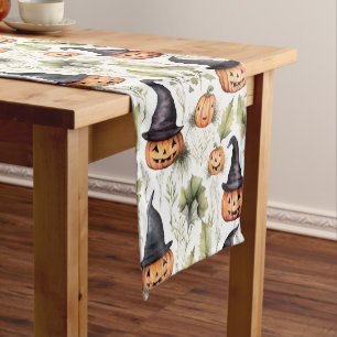 Jack 'O Lantern Halloween Short Table Runner