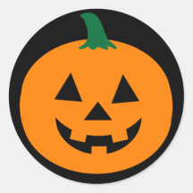 Jack O Lantern Halloween sticker