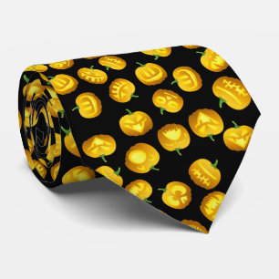 Jack-o-Lantern Halloween  Tie