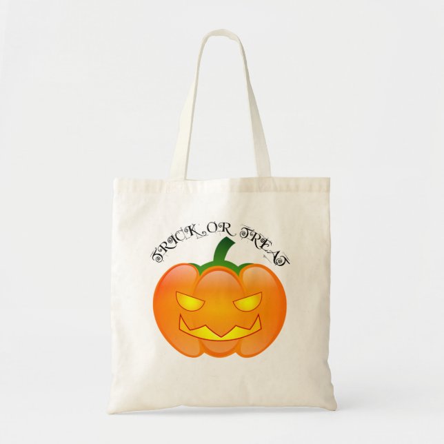 Jack O Lantern - Kids Halloween Bag (Front)