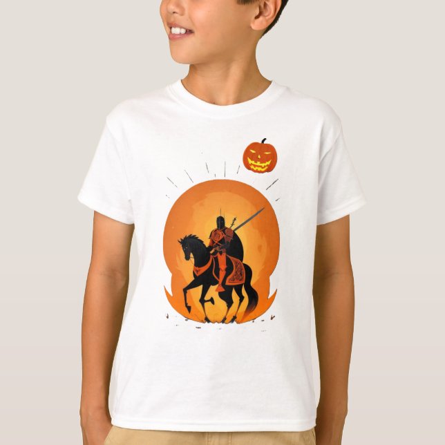 Jack O Lantern Knight T-Shirt (Front)